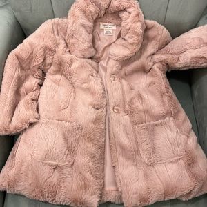 Juicy Couture faux fur pink coat 3T